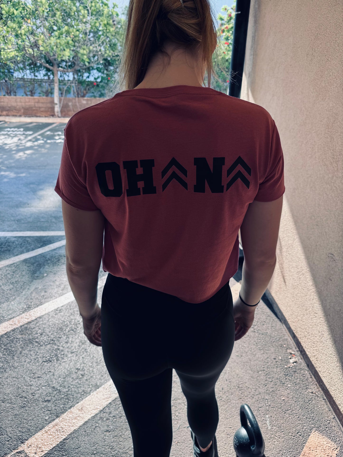 Crop Top | Red Ohana / Logo