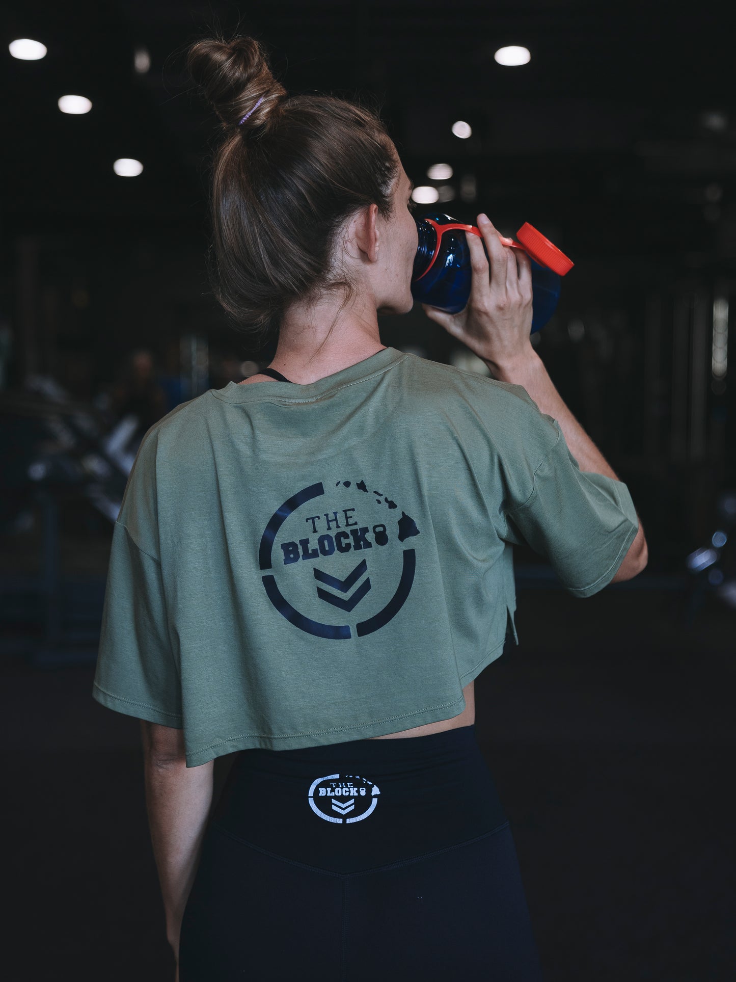 Crop Top | Classic Logo, Chevron