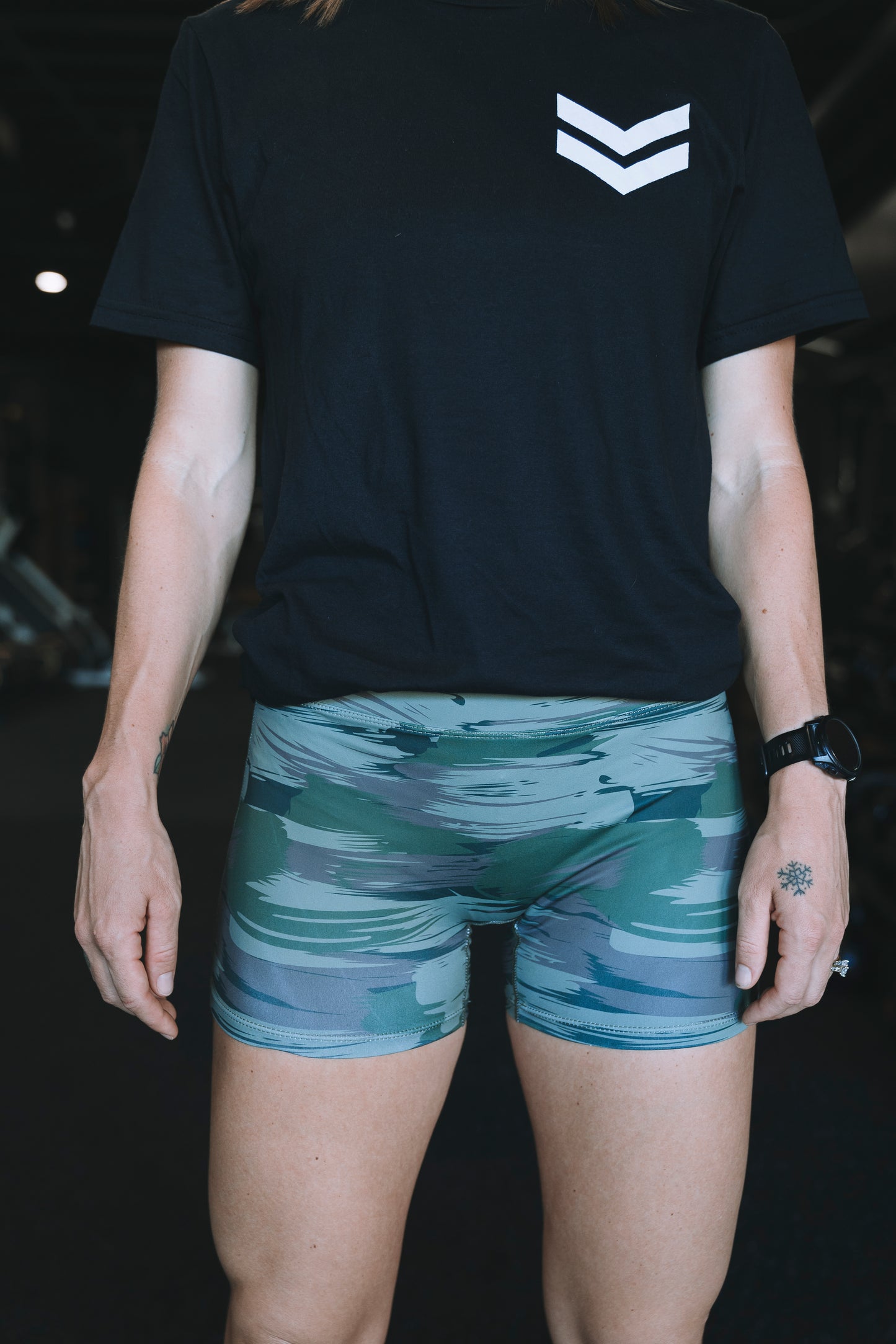 Shorts | Women's New Logo | Camo, Blue, Black